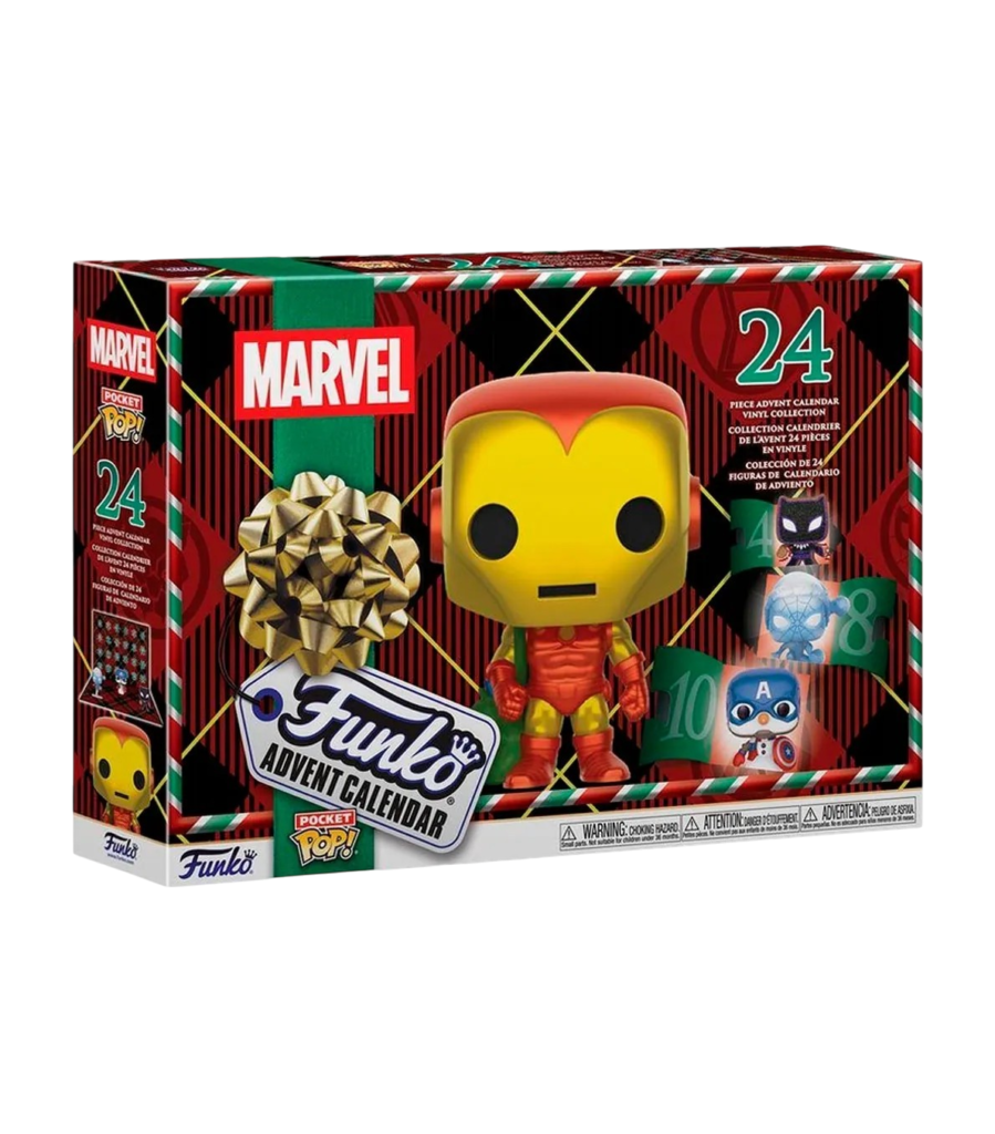 Calendario de Adviento Funko Marvel con 24 figuras Pocket Pop!
